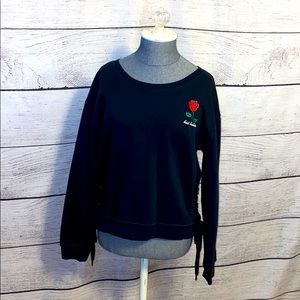 Forever 21 Black Sweatshirt